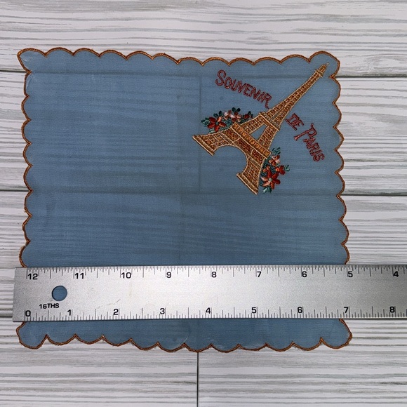 Vintage Paris souvenir hanky - Picture 2 of 6